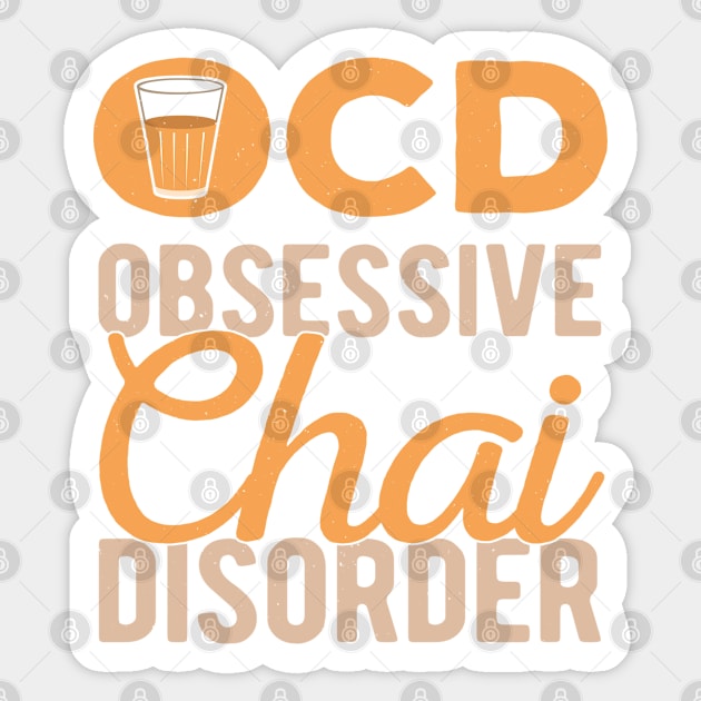 Funny Chai Sticker by TheVintageChaosCo.